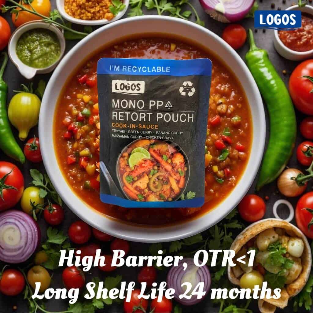 Visual content highlighting barrier properties and shelf life.